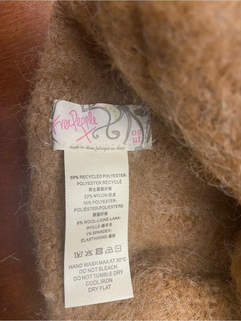 Free People Forever Fuzzy Beanie in “Coffee” - One Size